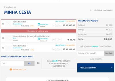 Panvel eCommerce - Shopping Cart
