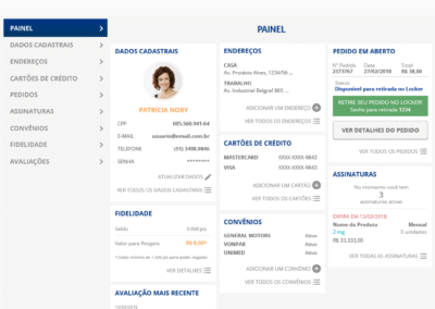 Panvel eCommerce - Account Panel