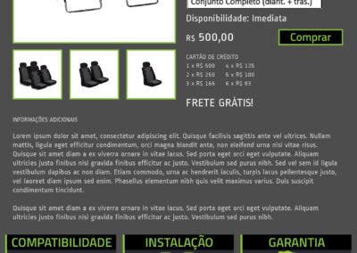 Allprene eCommerce - Product page