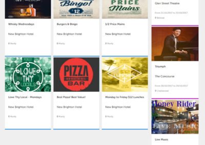 ThinkLocal Web Portal - Event Page